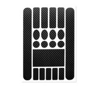 BEAHING 1Sheet Bicycle Chainstay Stickers Chainstay Frame Protector scratch resistant sticker Bike Protective Tape Guard for Road Bike(Carbon Black), bike frame protection