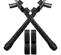 BEAHING 2 Packs Bat Grip Tape, 40" Length Baseball Bat Grip Tape 1.75mm Precut Full-Back Adhesive Golf Replacement for Bats Handles Black