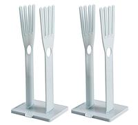 BEAHING 2 Pcs Kitchen Glove Holder, Plastic Glover Drying Dryer Rack Kitchen Washing Glove Stand Holder Dish Towel Drying Organizer for Kitchen Sink Accessories