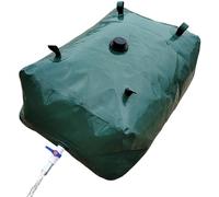 BEAHING 29 Gallon PVC Foldable Portable Water Tank, Soft Water Bladder with Valves for Camping, Garden, RV, Emergency