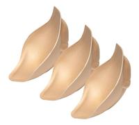 BEAHING 3Pcs Bulge Enhancer for Men: Sponge Packer Enhancing Underwear for Swimming Boxers Briefs Thongs Shorts Trans Man Beige