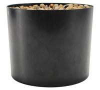 BEAHING 6 Inch Plastic Plant Pot with Foam Insert & Stones, Artificial Flower Pot for Simulated Plants