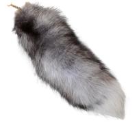 BEAHING Animal Tail, Key-Ring Tails Faux Fur Tail Chain Fox Tail Keychain Fur Tassel Bag Tag Keychain for Handbag Backpack, Style1