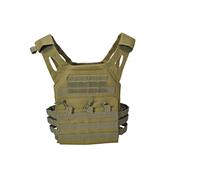 BEAHING Army Green Camouflage Chest Protector Molle Vest Outdoor Sports Body Armor for Outdoor Activities, Wild Land Fire, Survival, Search and Rescue, Adults, One Size, Unisex, All Ages