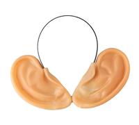 BEAHING Big Ear Headband Giant Novelty Comedy Ear Headband Adjustable Removable Ears for Book Day Dopey Halloween Fairytale Snow White Fancy Dress