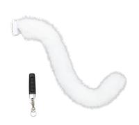 BEAHING Cat Tail Cosplay 28" 3 Modes Electric Furry Moving Tail with Remote for Halloween Party Cosplay Costume Type-C Cat
