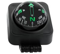 BEAHING Compass for Car, 2.6x2.2x2.1 Inch Accurate Pointing Car Compass Dashboard with Adjustable Angle Easy Install for Travel Camping Boat