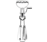 BEAHING Egg Beaters Hand Crank, 12 Inch Manual Hand Mixer, Rotary Egg Mixer with Double Head, Labor-saving Stainless Steel Hand Beater for Home Kitchen, Egg Beater