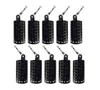 BEAHING Fishing Feeder Cage, Fishing Lure Cage Metal Carp Fishing Tackle Feeder Bait Holder Trap Basket 10PCS 30g, Fishing Bait Cage