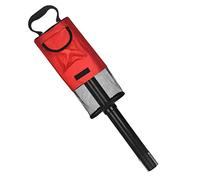 BEAHING Golf Ball Retriever, 70 Balls Detachable Golf Shag Bag, Portable Lifting Handle Golf Ball Picker, Large Capacity Zippered Golf Ball Picker, Red