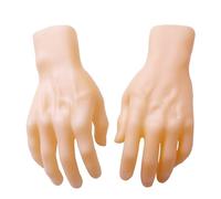 BEAHING Halloween Left & Right Spooky Vinyl Hands, Realistic Bloody Dead Body Parts for Haunted House