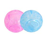BEAHING Hamster Ball: 2PCS Transparent Dwarf Hamster Exercise Balls Running Wheel Toy for Gerbils and Small Pets