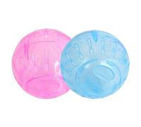 BEAHING Hamster Ball Transparent Dwarf Exercise Balls Running Wheel Gerbil Toys 2PCS