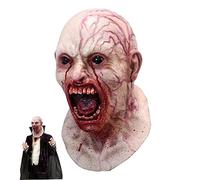 BEAHING Horror Masks, Halloween Horror Mask 16.54x11.02 inch Halloween Evil Monster Demon Scary Mask Latex for Home