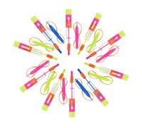 BEAHING Led Arrow Helicopter, 48PCS Elastic Copters with LED Light, Light up Slingshot Flying Toy, Flying Light up Night Toys for Outdoor Game Party, Random Color