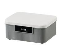 BEAHING Medicine Lock Box 5 x 9 x 10 9L High Capacity Lockable Storage Box 2 Layer Medicine Box with Combination Code Large Secure Storage Box for Medicine, Documents, Food Safety Medication Lock Box