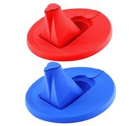 BEAHING Paint Can Pour Spout with Air Hole 2PCS 6.7 Inch in Dia Collapsible Paint Can Spout Dustproof and Leakproof Paint Can Lid with Pour Spout for Paint Pouring Tool, Paint Pouring Spout