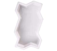 BEAHING Path Maker MouldPath Concrete Mould Reusable Three-Wave Cement Bricks Paving Mold DIY Road Making Tool