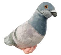 BEAHING Pigeon Plush Dog Chew Toys 11.8 inch Simulated Pigeon Stuffed Animal Interactive Dog Toys for Indoor Oudoor, Stuffed Animal