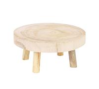 BEAHING Plant Stool Wooden Plant Stand Indoor Flower Pot Stand Potted Table for Home Decor M, Wood