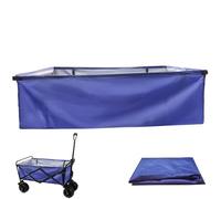 BEAHING Wagon Liner 33.5x10x20 Inch Waterproof Shopping Cart Liner with Side Pockets Folding Wagon Lining Cloth Bag Replacement Fit Most Foldable Wagon, Wagon Cover