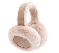 BEAHING Women's Foldable Ear Muffs, Soft Warm Fleece Earmuffs for Cold Weather