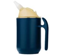 Beakers for Elderly 400ml Spill Proof Adult Sippy Cup with Straw 3-in-1 Dysphagia Cups with Handle for Elderly Disabled Patient Maternity Kids, Adult Sippy Cup