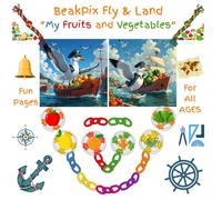 BeakPix Fly and Land: My Fruits and Vegetables (Beaky's Let's Learn Together! - Combo)