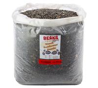 BEAKS wild bird food Black sunflower seeds 12.55kg