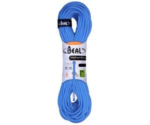 Beal - 3-standard climbing rope - Joker 9.1mm Soft Unicore Dry Cover Blue - Size 80 m Blue 80 m