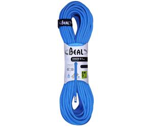 Beal - 3-standard climbing rope - Joker 9.1mm Unicore Golden Dry Blue - Size 80 m Blue 80 m