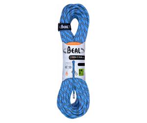 Beal - Double rope Cobra II Unicore 8.6 mm Dry Cover - Cobra II 8.6mm Blue - Size 60 m Blue 60 m