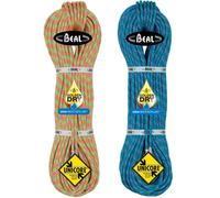Beal - Climbing Ropes - Ice Line Golden Dry 8,1mm Anis-Emeraude - Blue Blue 2 x 50m