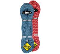 Beal - Pack of 2 Double ropes - Cobra II 8.6 mm Dry Cover Pack Blue Orange - Size 2 x 50m Blue 2 x 50m
