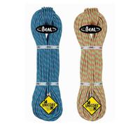 Beal - Set of 2 Double ropes - Ice Line 8.1mm Golden Dry Pack Anis Emeraude - Size 2 x 50m - Yellow Yellow 2 x 50m