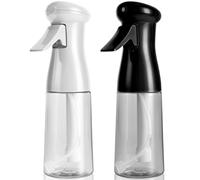 Bealee Spray Bottle For Hair, Continuous Mister Empty Spray Bottles, Ultra Fine Mist Water Sprayer for Hairstyling, Cleaning, Plants, Pets, Barbers, Salons, Essential Oil Scents - 2 Pack 6.8 OZ