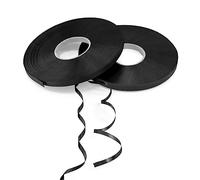 Bealif 2 Rolls Black Ribbon for Birthday, 5mm Black Curling Ribbon 50m/roll for Gift Wrapping Flower Crafts Birthday Festival Wedding Christmas Decorations