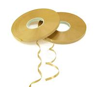 Bealif 2 Rolls Gold Ribbon for Balloons, 5mm Gold Curling Ribbon 50m/roll Golden Balloon String for Gift Wrapping Flower Crafts Birthday Party Festival Wedding Christmas Decorations