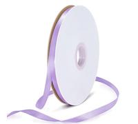 Bealif 91m Purple Satin Ribbon 6mm Fabric Thick Ribbon for Hair Bows, Gift Wrapping, DIY Sewing Project, Wedding Birthday Xmas Decoration (Purple)