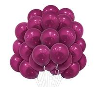 Bealif Purple Balloons, 30 Pcs 12 Inch Deep Pearl Latex Pack for Women Girls Dark Burgundy Birthday Party Wedding Baby Shower Decoration