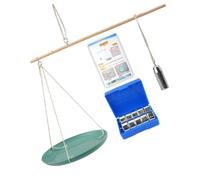 Beam Balance Teaching Set, Counterweight, Rectangular Weights, Lever Activity Apparatus Comparing Tray Loads, Positions, Classroom Science Demonstrations Lever Scale Apparatus Physics Classroom Lab