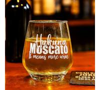 Beam & Etch - Funny Drink Slogans Laser Engraved Glass - Allegra Tumbler 345ml - Humorous Gift for Him or Her - Drink Joke Design - Optional Matching Slate Coaster + Gift Box