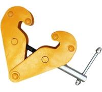 Beam Lifting Device for Hoisting and Lifting, I-Shaped Channel Steel Lifting Tool, Heavy-Duty Steel Beam Clamp(1T)