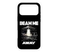 BEAM ME AWAY Ufo Alien Abduction Sci Fi Space SpaceShip Case for iPhone 17 Pro Max