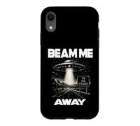 BEAM ME AWAY Ufo Alien Abduction Sci Fi Space SpaceShip Case for iPhone XR
