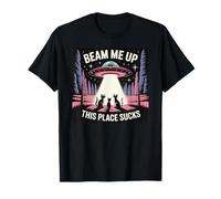 Beam Me Up This Place Sucks Cats Edition T-Shirt