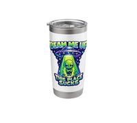 Beam Me Up This Place Sucks Funny Alien UFO Stainless Steel Insulated Tumbler