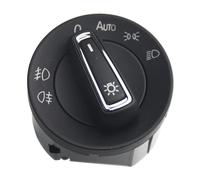 Beam Selector Compatible With VW For Golf For MK7 2013 2014 2015 2016 For Touran For L 2016 Chrome Auto Headlight Switch Head Light Fog Lamp