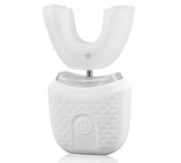 Beam Smile One U-Shaped 360° Automatic Electric Toothbrush, Teeth Whitening Brush with 3 Modes, Wireless Charging, Oral Care (White)