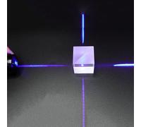 Beam Splitter Prism, Optical Glass Cube for Light Splitting, 50:50 Ratio, K9 Material for Science Experiments